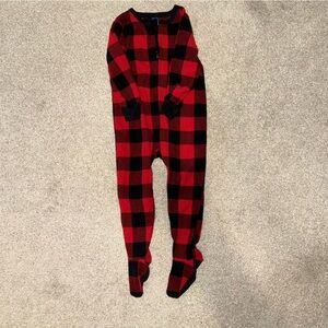 Old Navy Christmas footed pajamas 3T